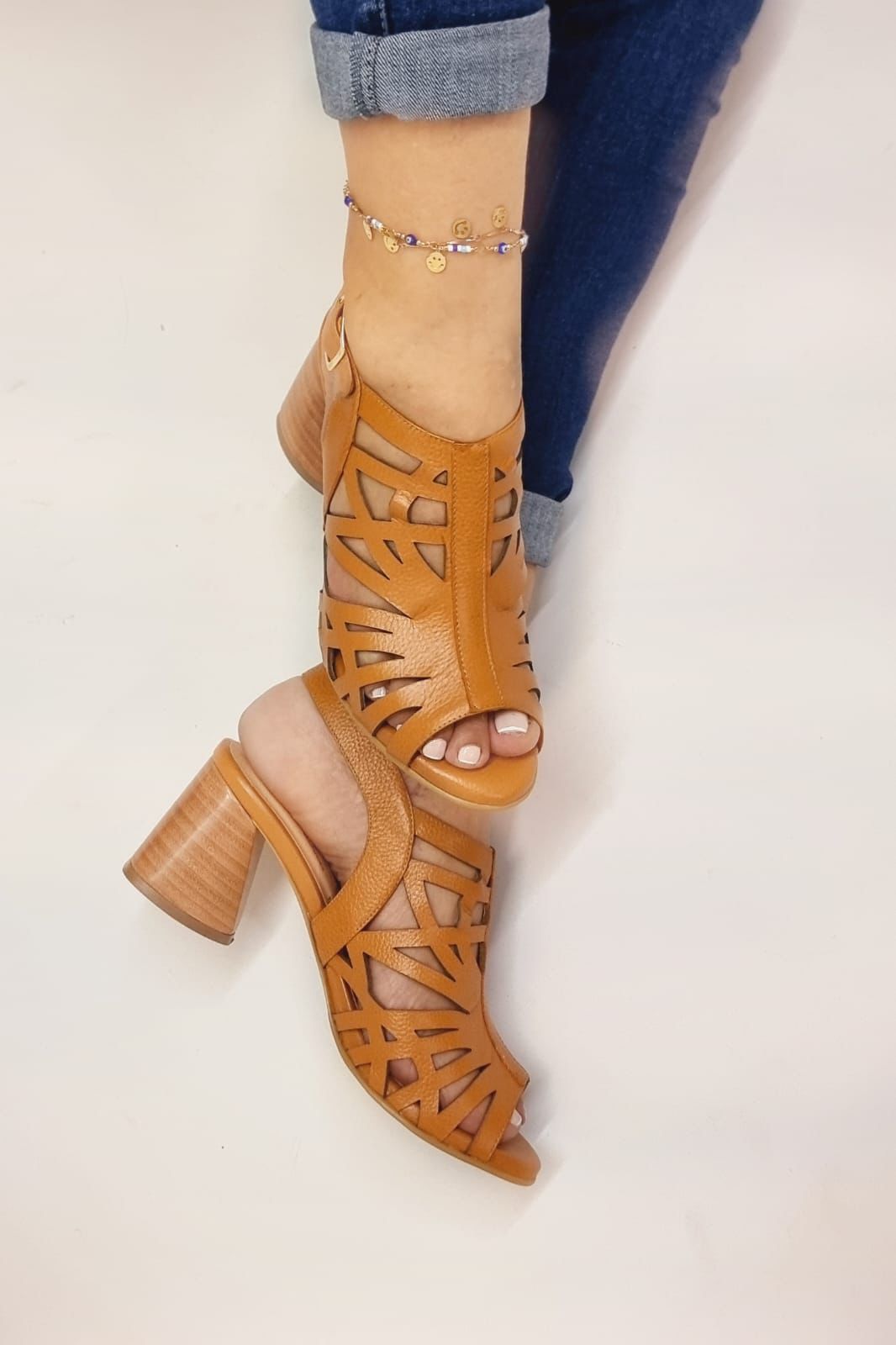 Tacon Sandra color miel